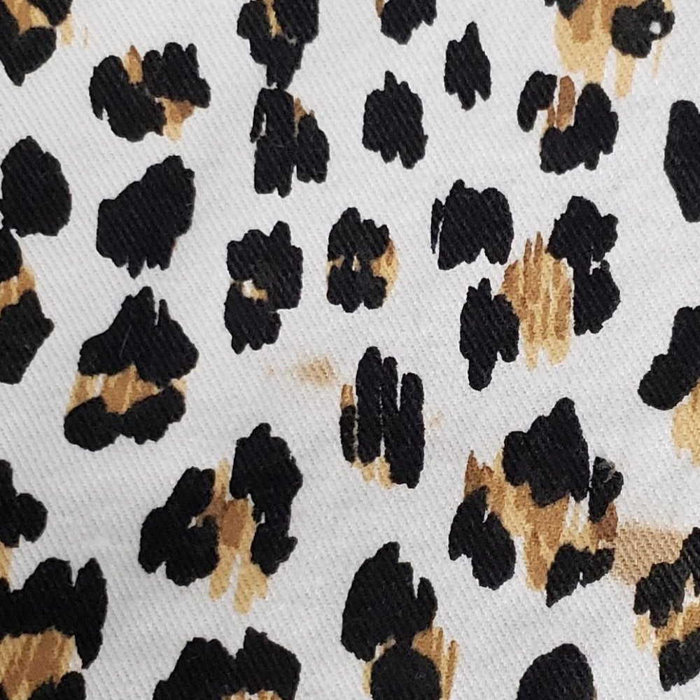 Vintage Lew Magram Collection Cotton Leppard Print Bl… Gem